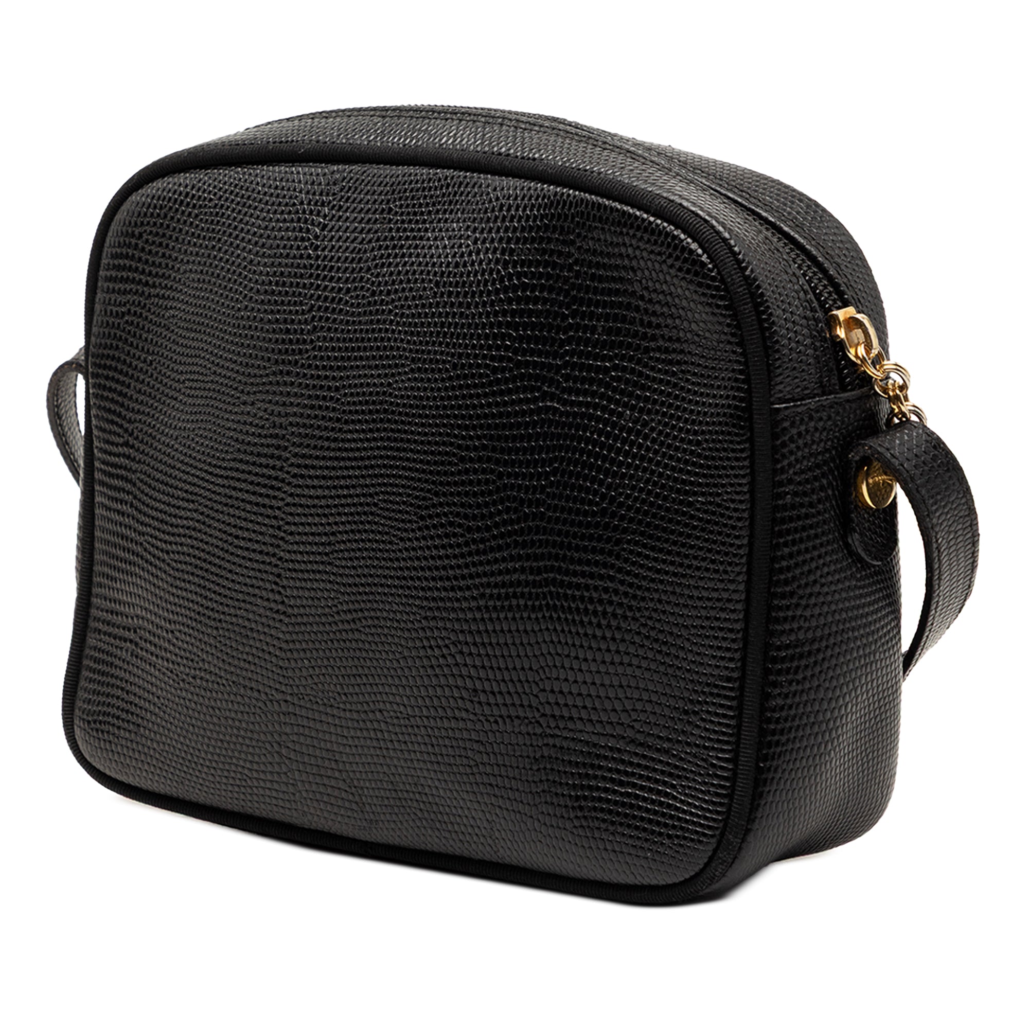 Lizard Embossed Leather Vara Crossbody