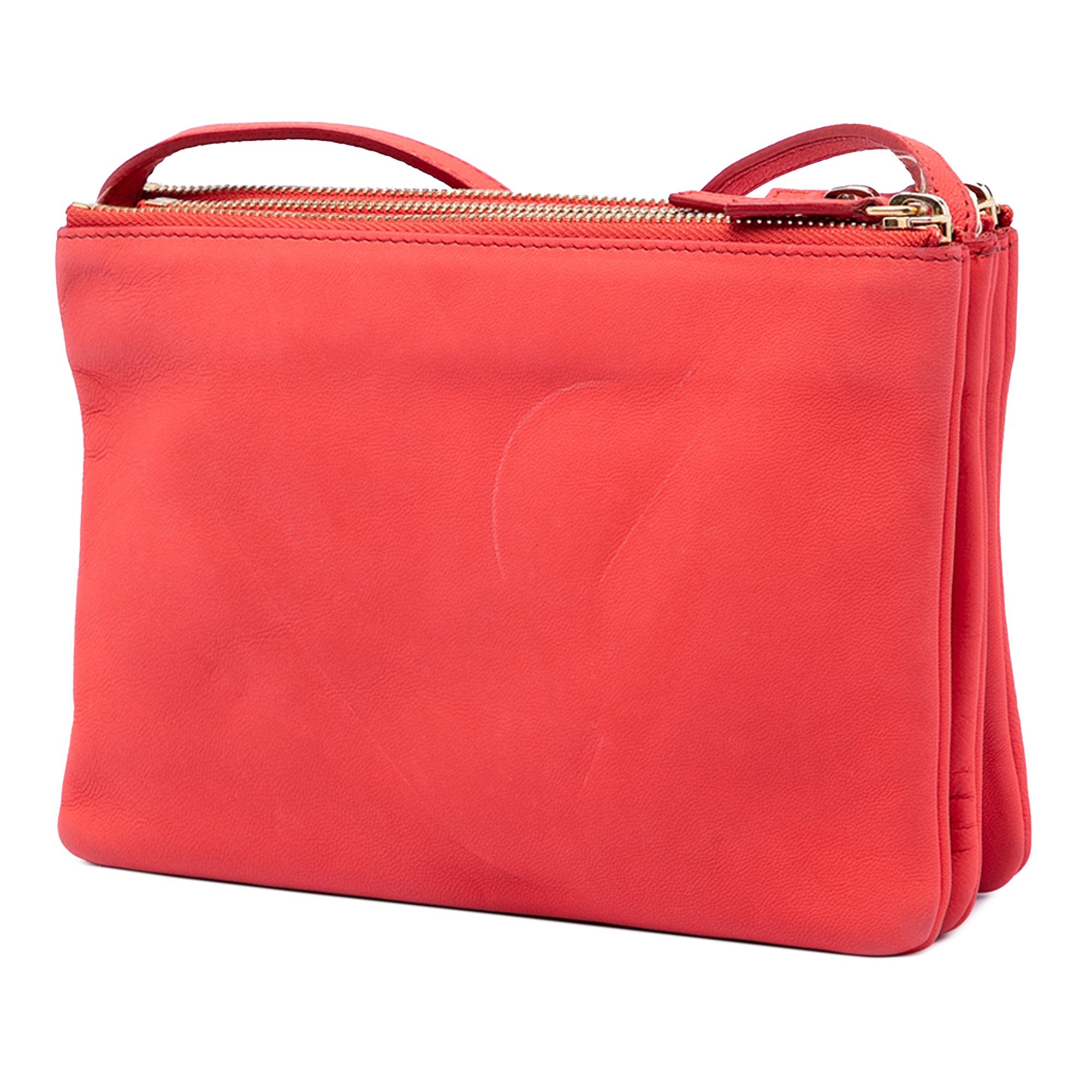 Small Lambskin Trio Crossbody