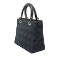 Medium Denim Cannage Lady Dior