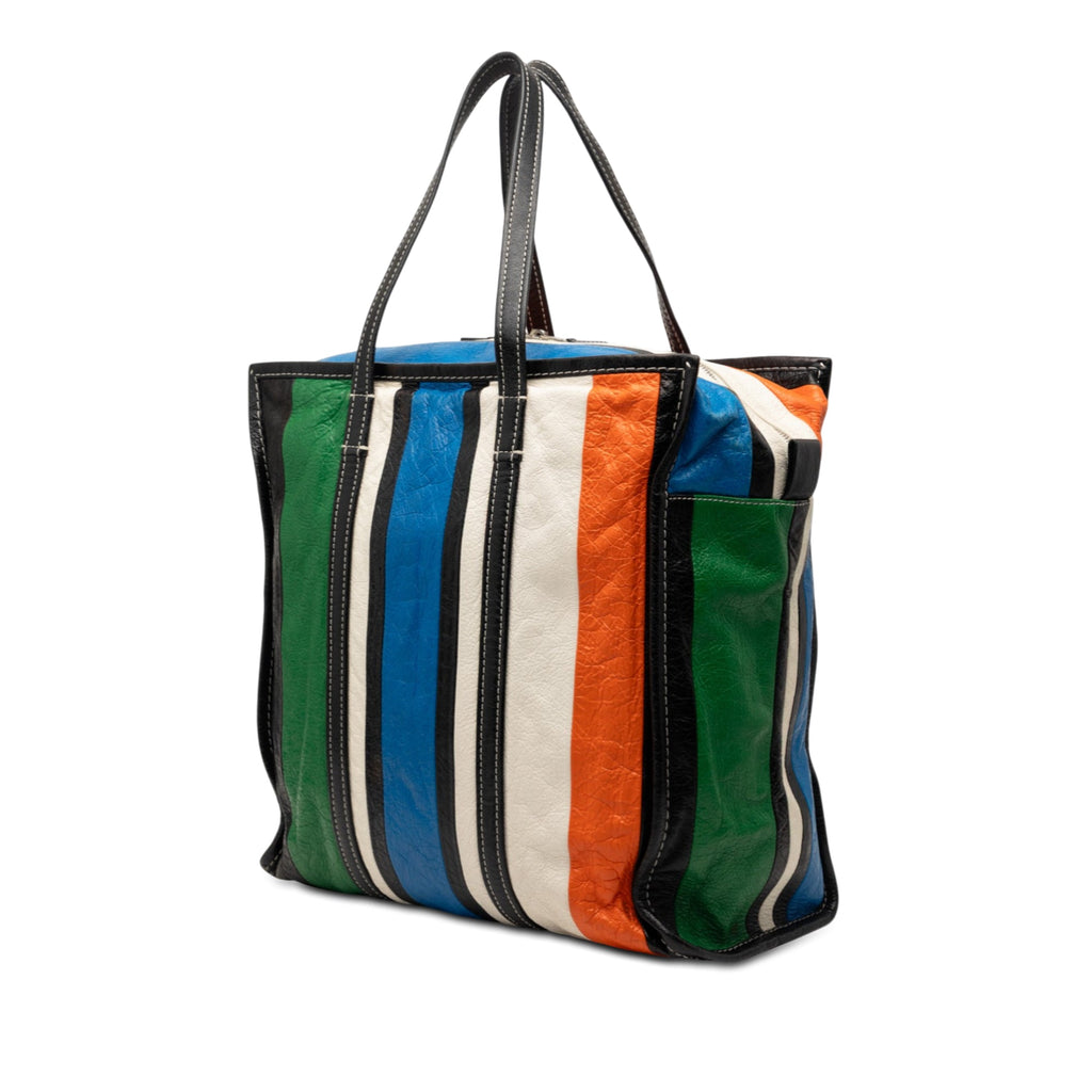 Lambskin Bazar Shopper Satchel M