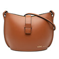 Leather Molded Bucket Bag