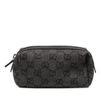GG Denim Cosmetic Pouch