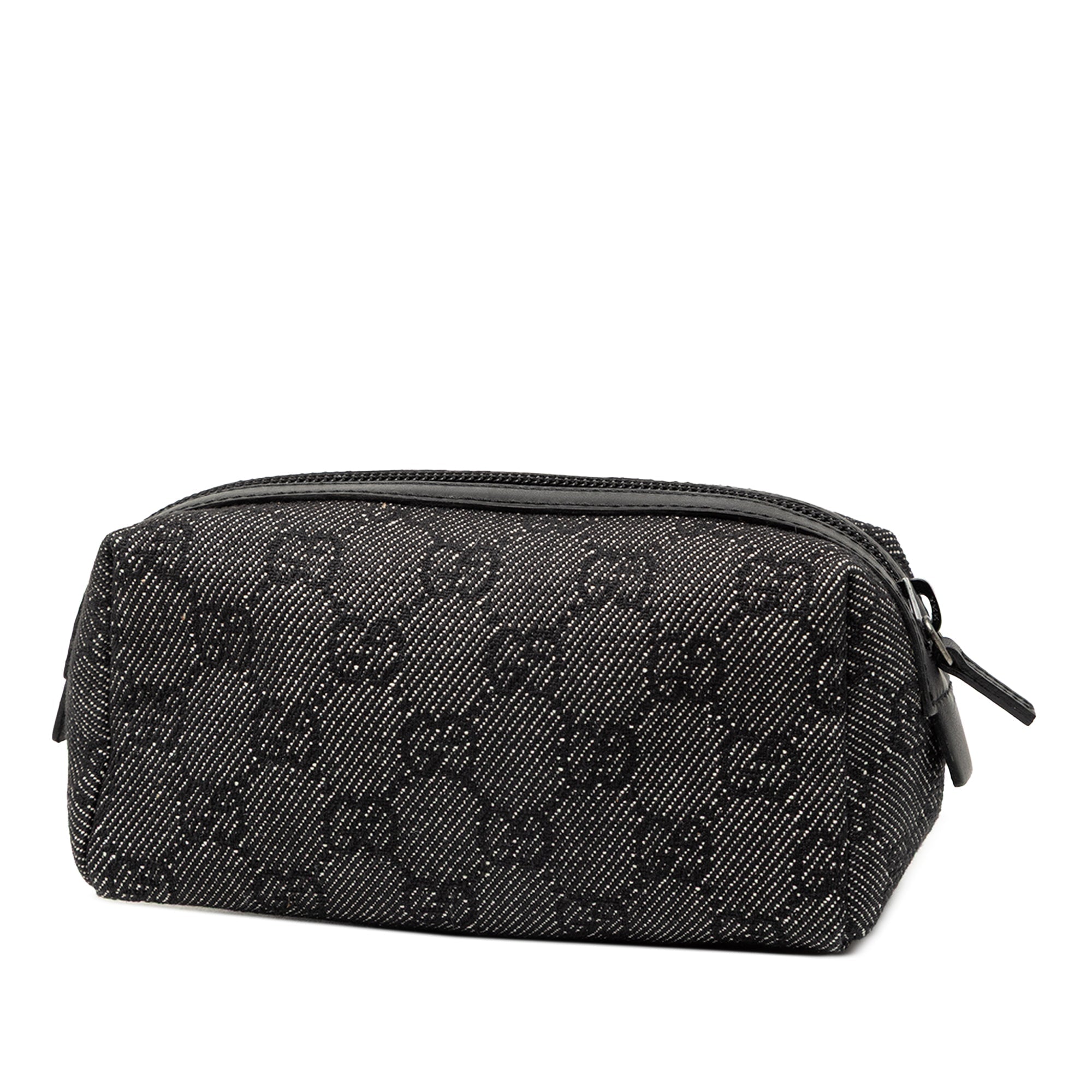 GG Denim Cosmetic Pouch