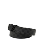 Damier Graphite Initiales Belt