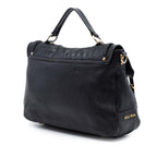 Cervo Deerskin Buckles East West Satchel