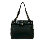 Leather Vara Bow Shoulder Bag