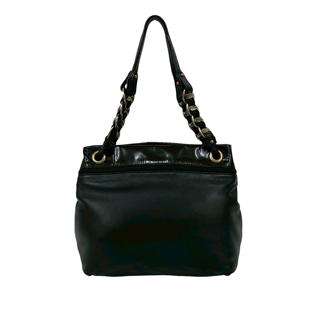 Leather Vara Bow Shoulder Bag