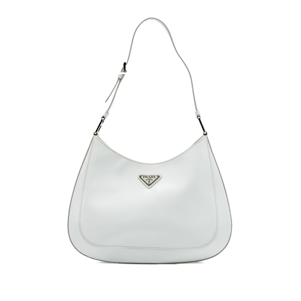 Spazzolato Leather Cleo Shoulder Bag
