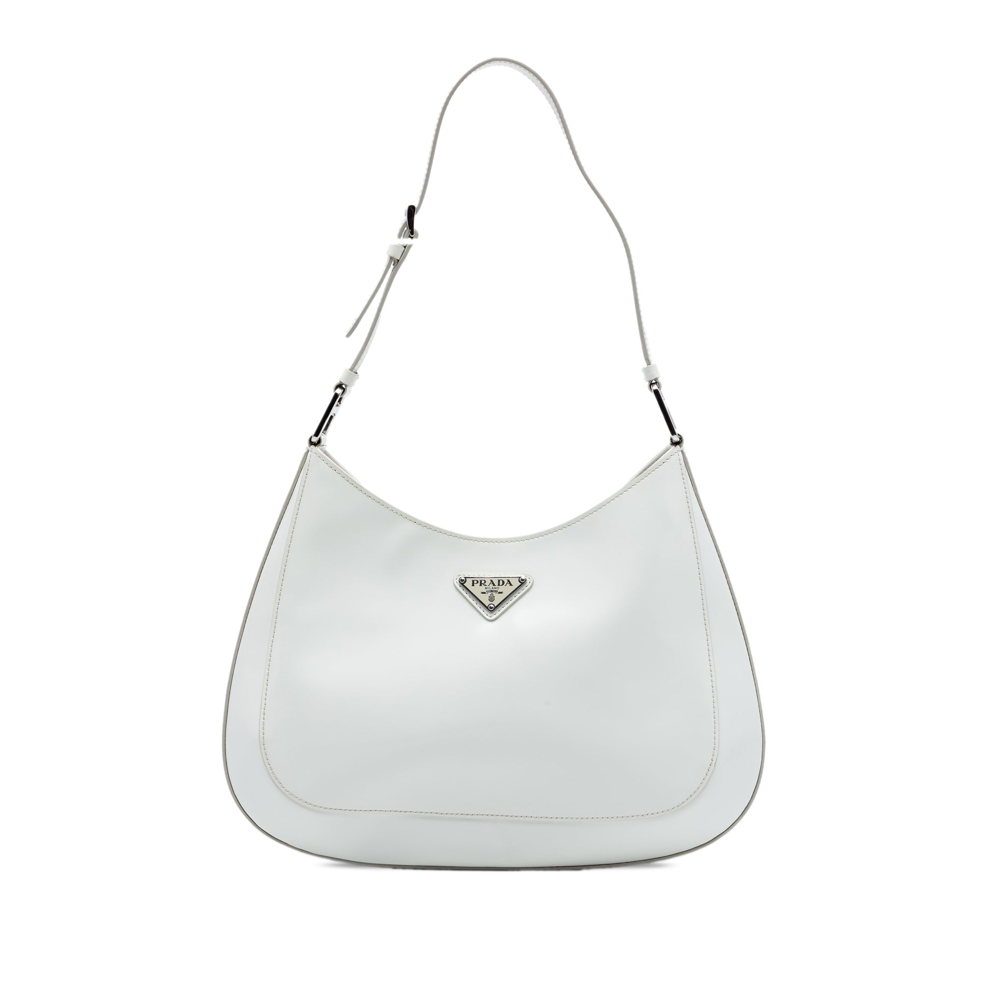 Spazzolato Leather Cleo Shoulder Bag