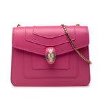 Small Leather Square Serpenti Forever Chain Crossbody