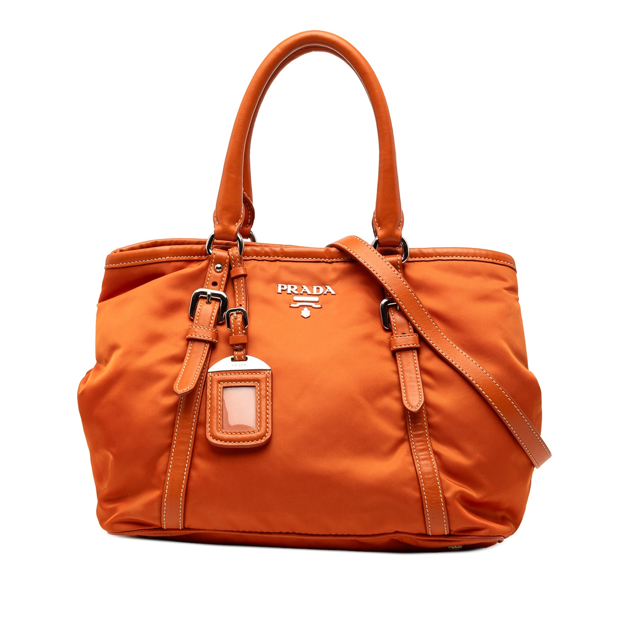 Soft Calf Trimmed Tessuto Satchel