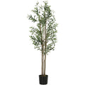 175 cm Artificial Olive Tree with 787 Leaves & Adjustable Branches for Living Room or Home Office