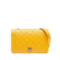 Crumpled Calfskin Bi Quilted Vintage Full Flap
