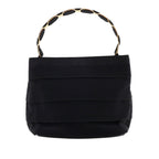 Nylon Tiered Grosgrain Vara Satchel