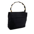 Nylon Tiered Grosgrain Vara Satchel