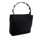 Nylon Tiered Grosgrain Vara Satchel