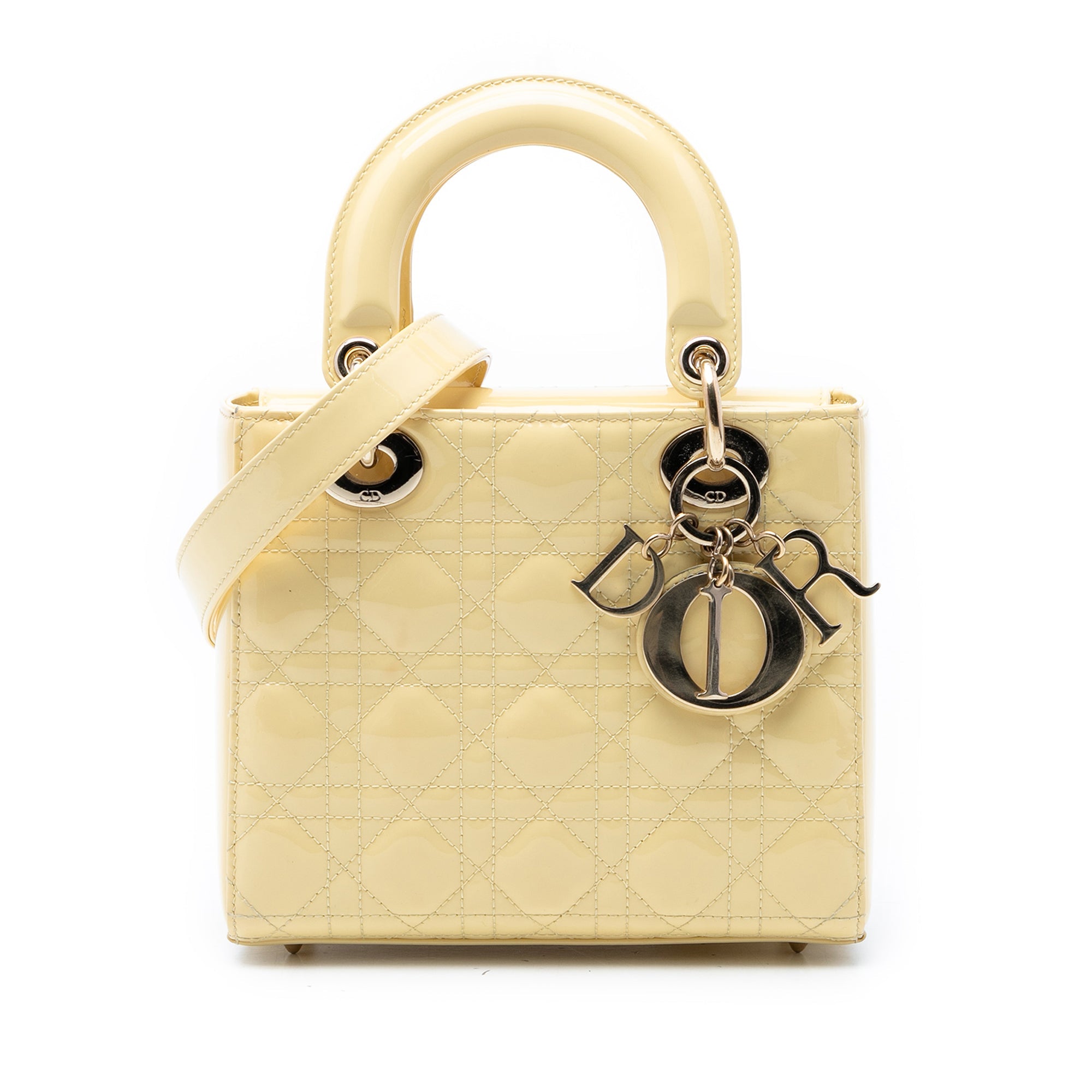 Small Patent Cannage Lady Dior