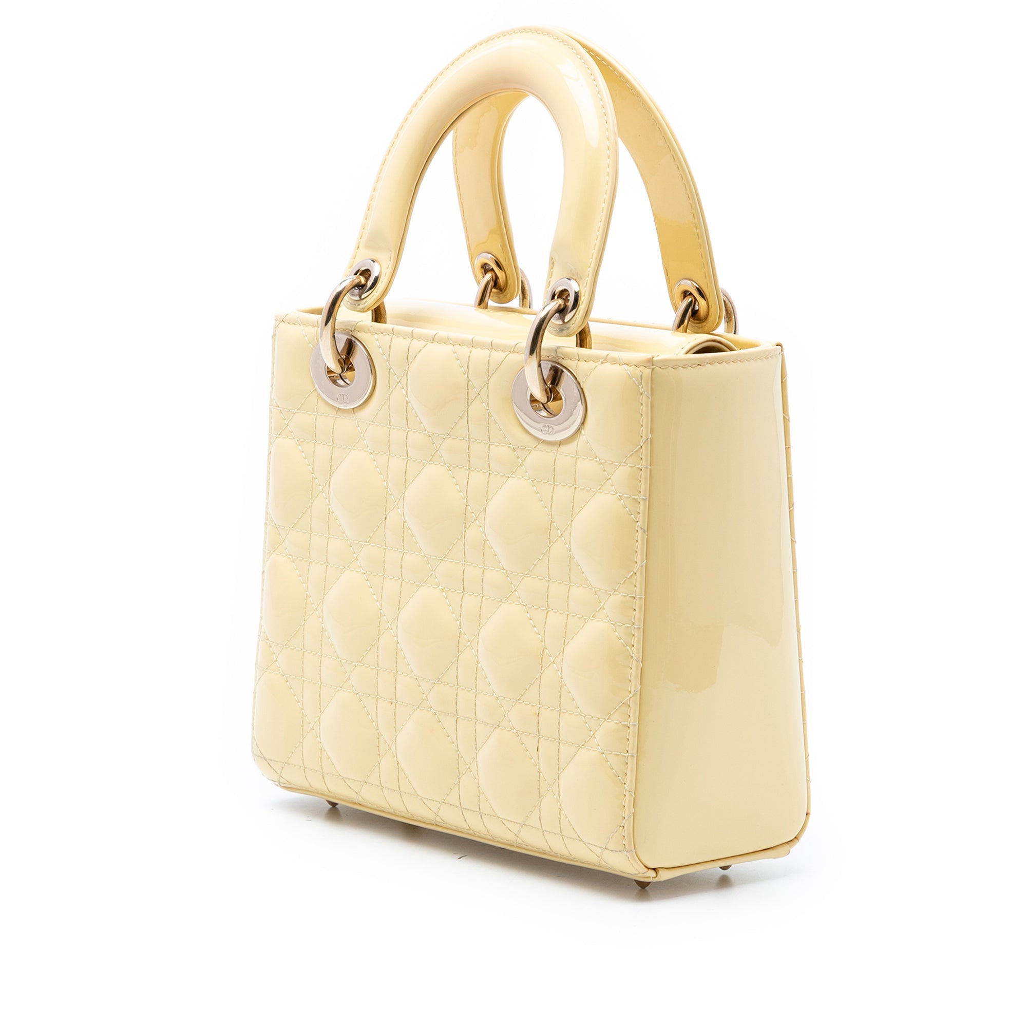 Small Patent Cannage Lady Dior