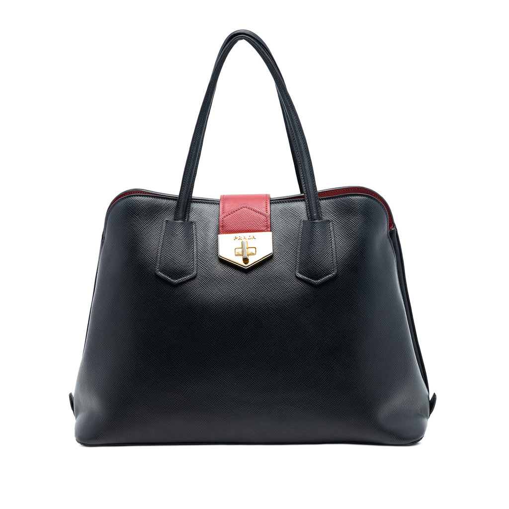 Saffiano Cuir Convertible Top Handle Bag