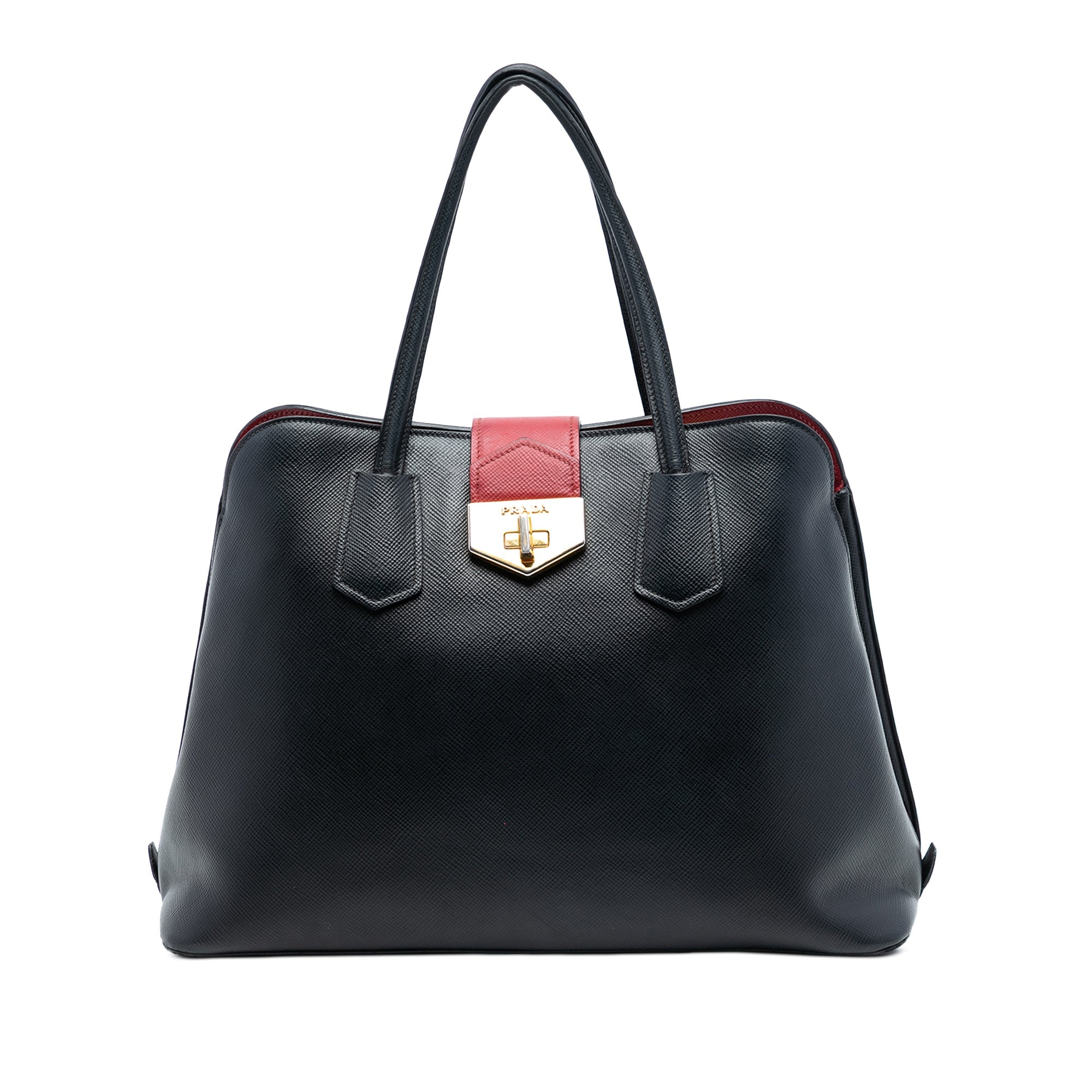 Saffiano Cuir Convertible Top Handle Bag