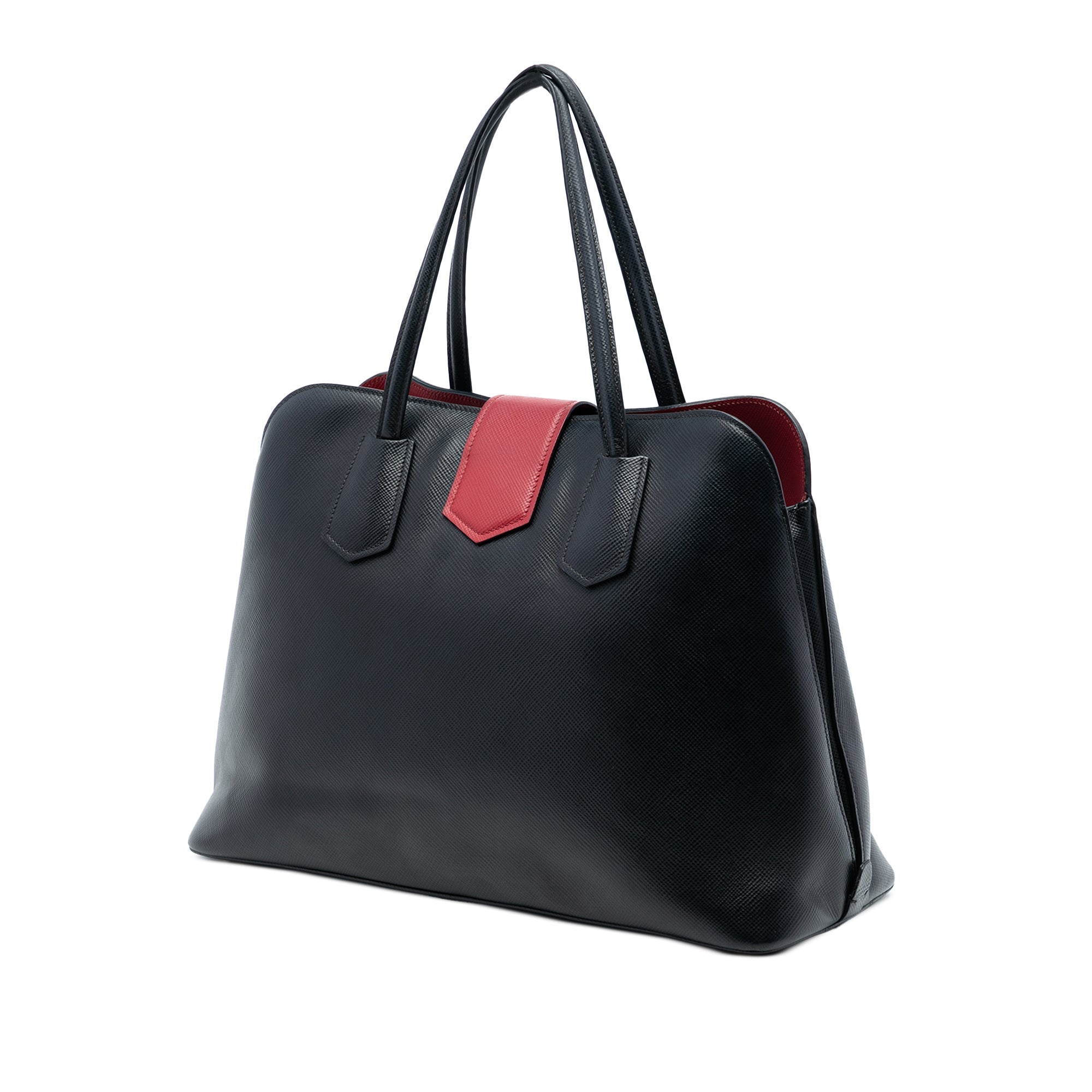Saffiano Cuir Convertible Top Handle Bag