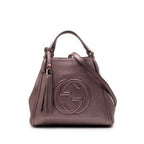 Small Calfskin Soho Satchel