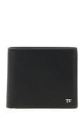 Tom Ford Small-Grain Leather Wallet — Black