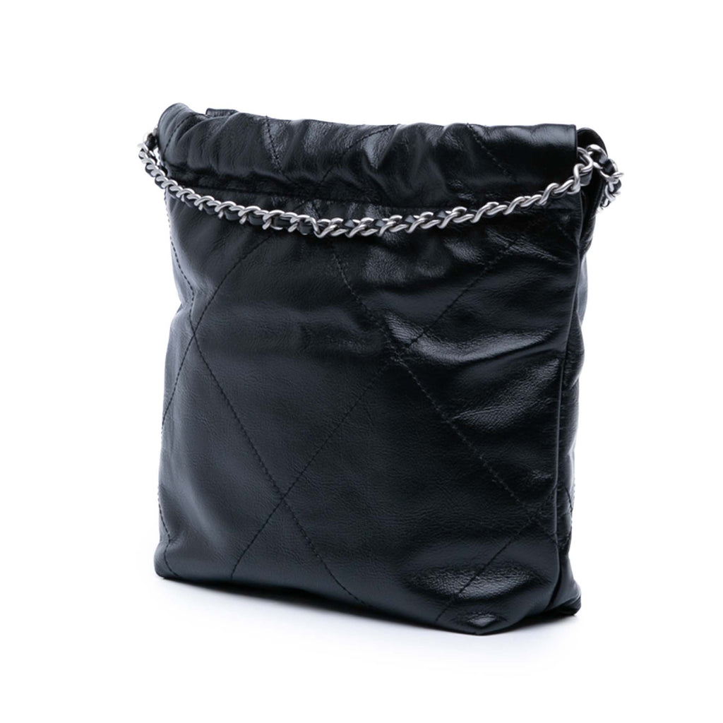 Mini Shiny Calfskin 22 Handbag