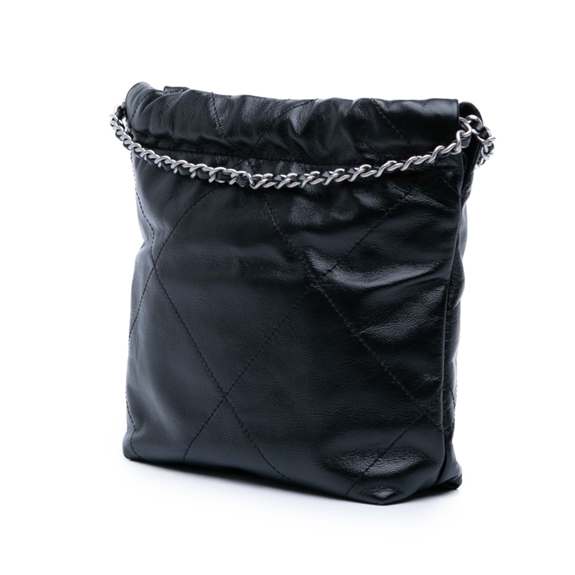 Mini Shiny Calfskin 22 Handbag