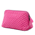 Quilted Nappa Zip Pouch