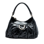 Patent Abbey D Ring Handbag