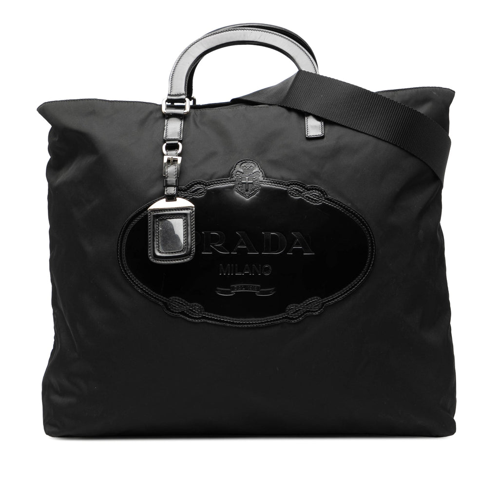 Tessuto Canapa Logo Satchel