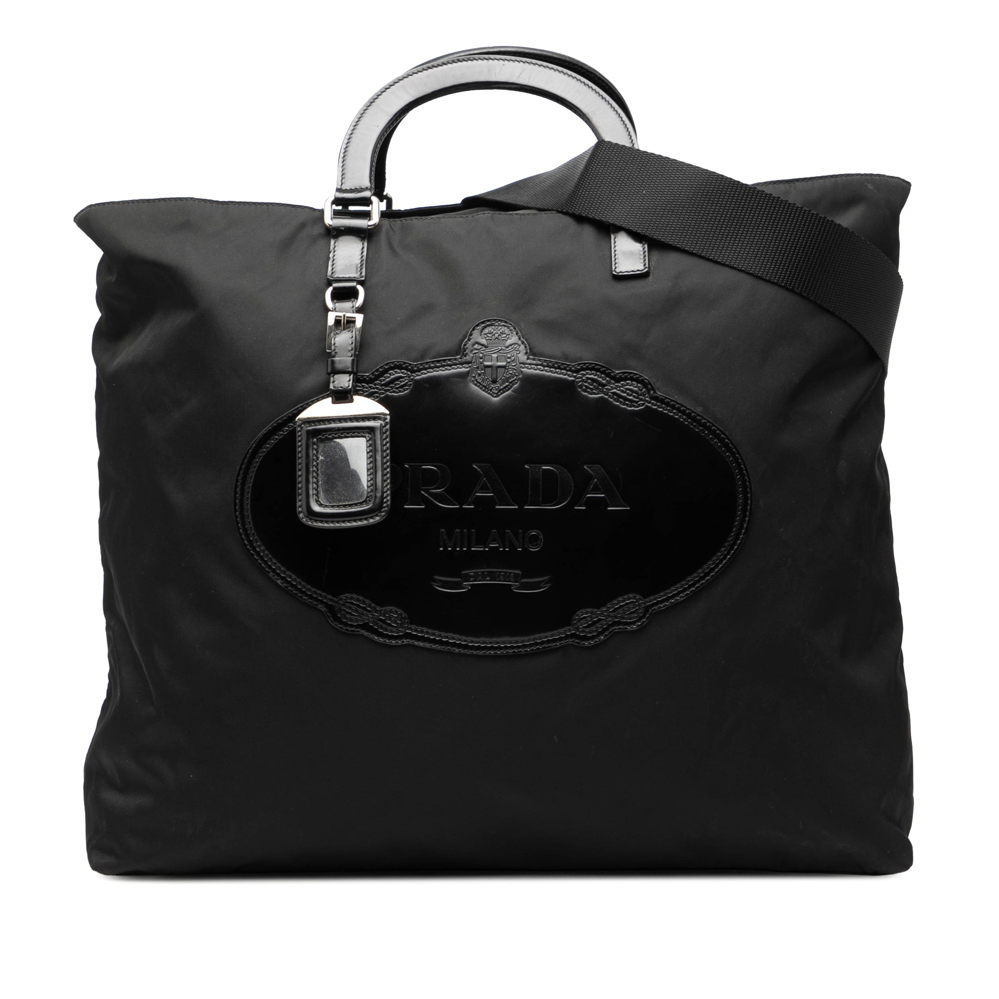 Tessuto Canapa Logo Satchel
