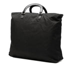 Tessuto Canapa Logo Satchel