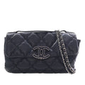Mini Lambskin Double Stitch Hamptons Flap