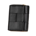 Lambskin Maxi Intreccio Cassette Bifold Zip Wallet