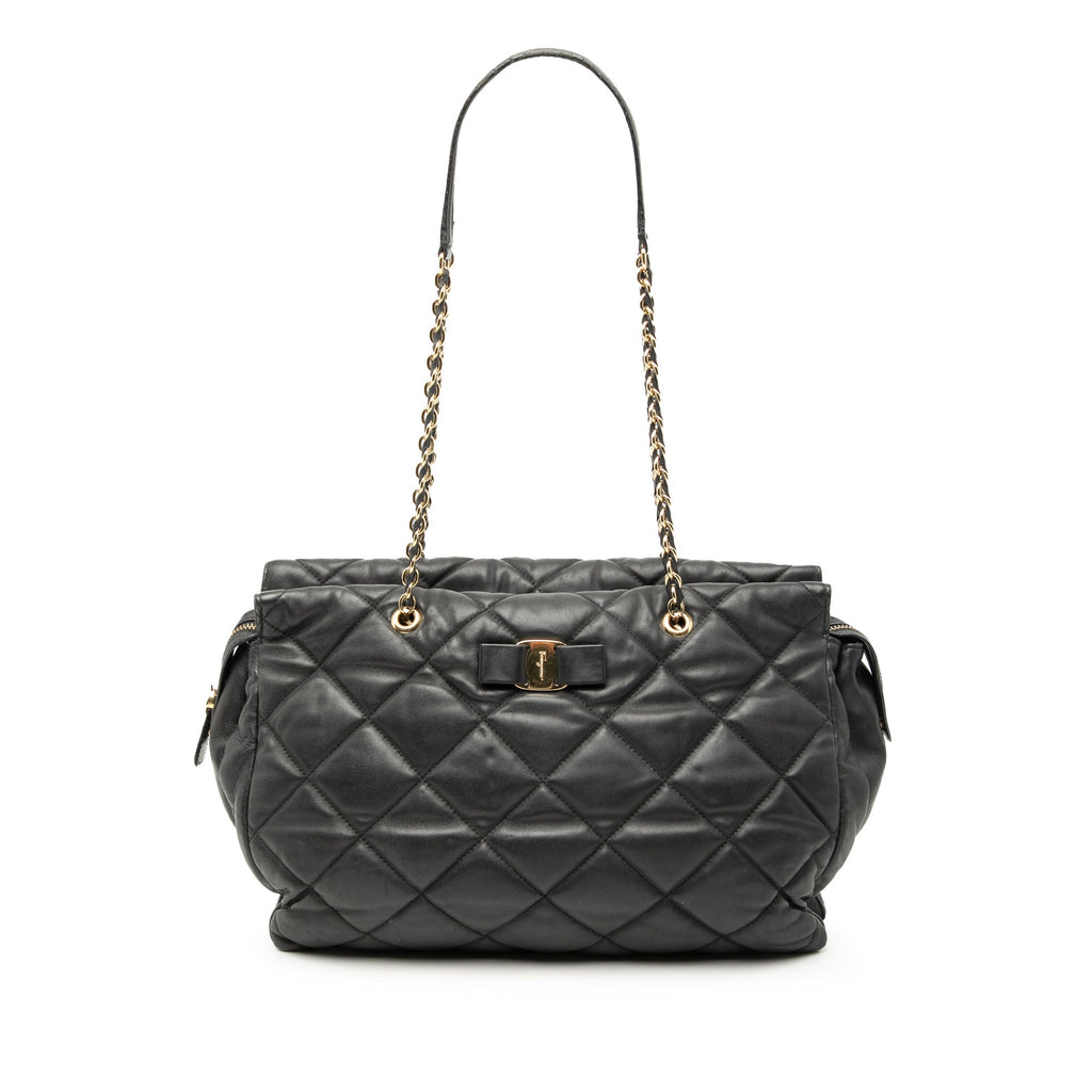 Large Quilted Nappa Vara Tote