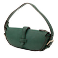 Mini Pebbled Leather Baguette Boat Bag