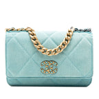 Denim 19 Flap Wallet On Chain