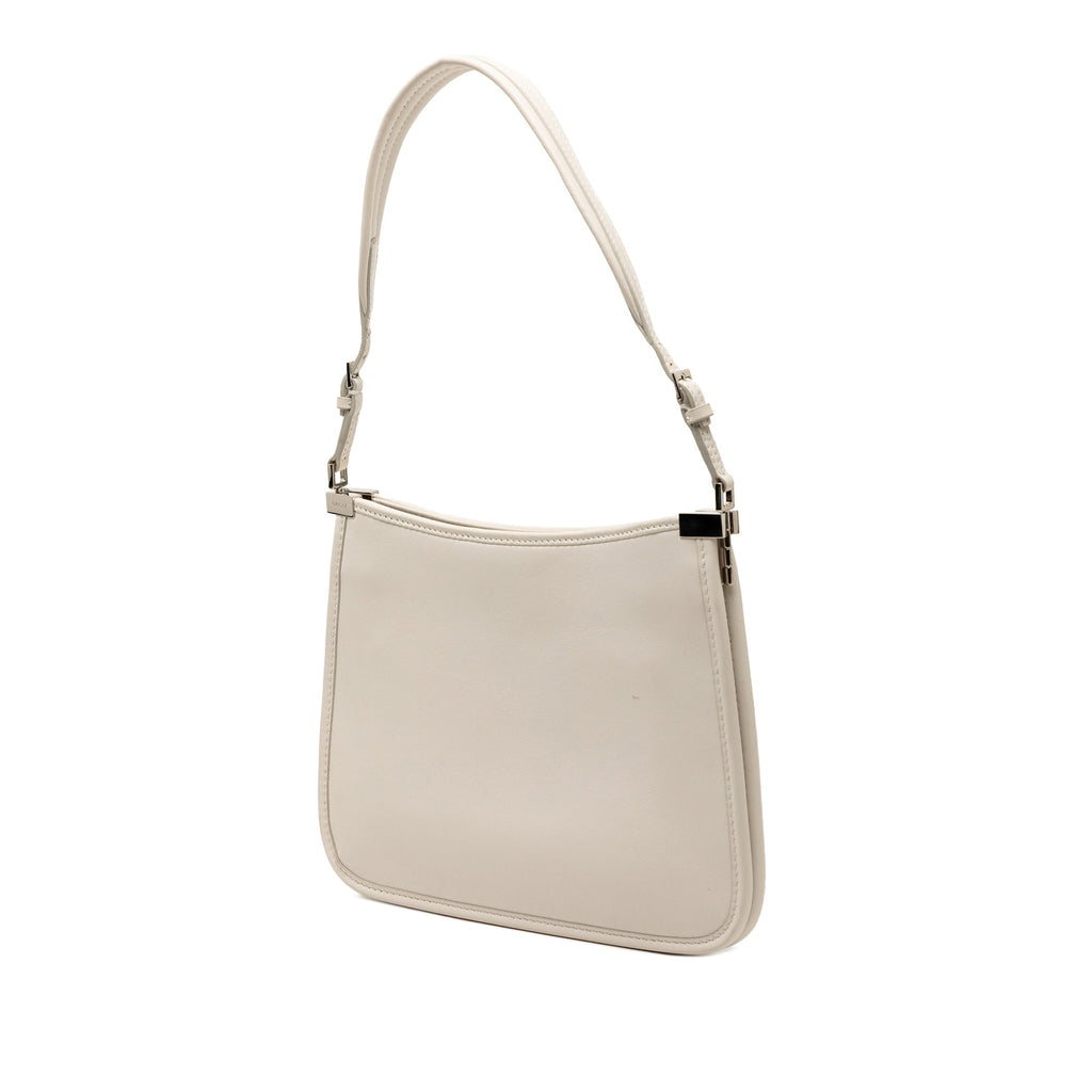 Small Calfskin Slim Horsebit Shoulder Bag