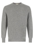 Ma'ry'ya Cashmere Blend Crewneck Sweater — Grey