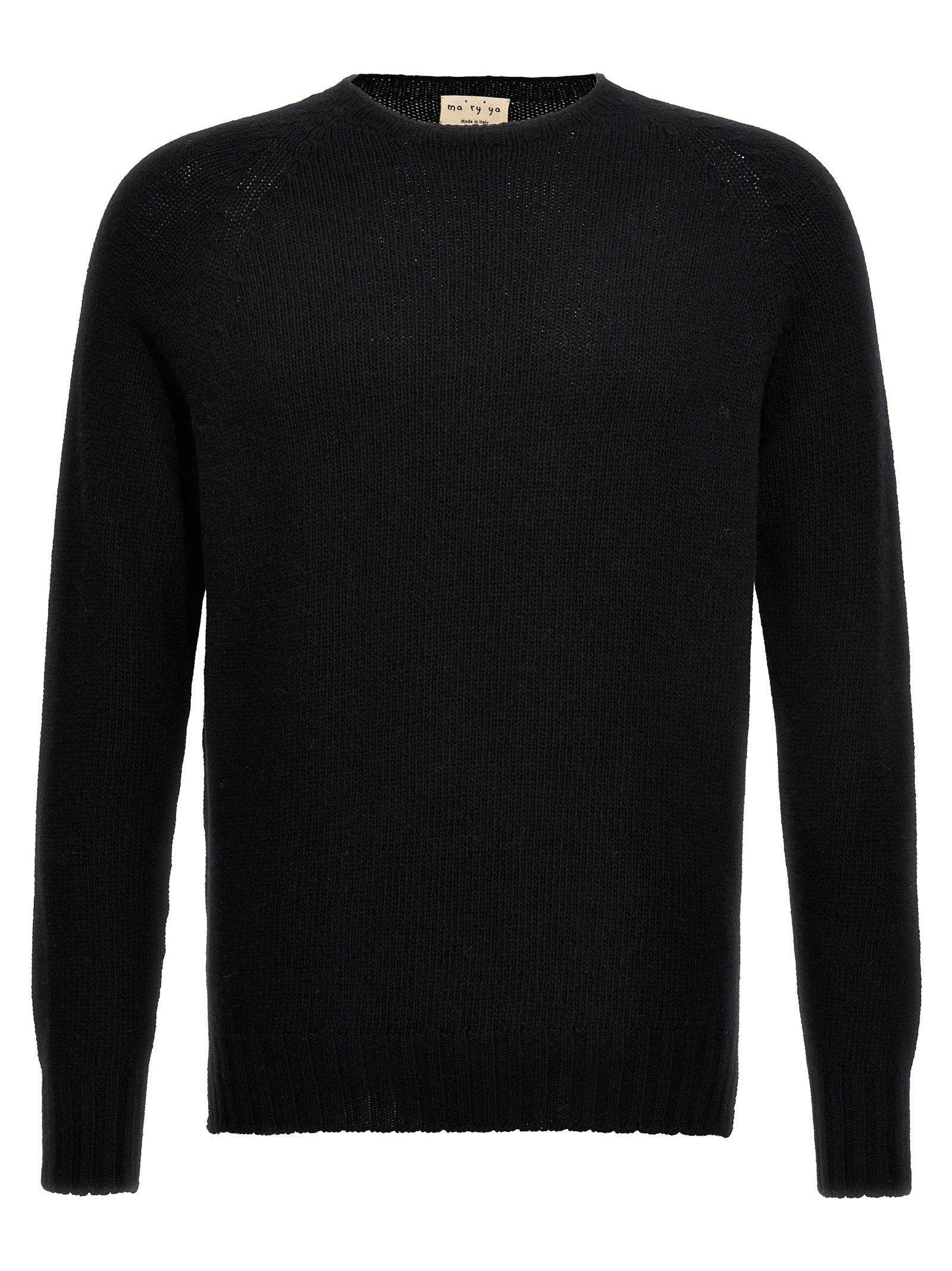 Ma'ry'ya Cashmere Blend Sweater — Black