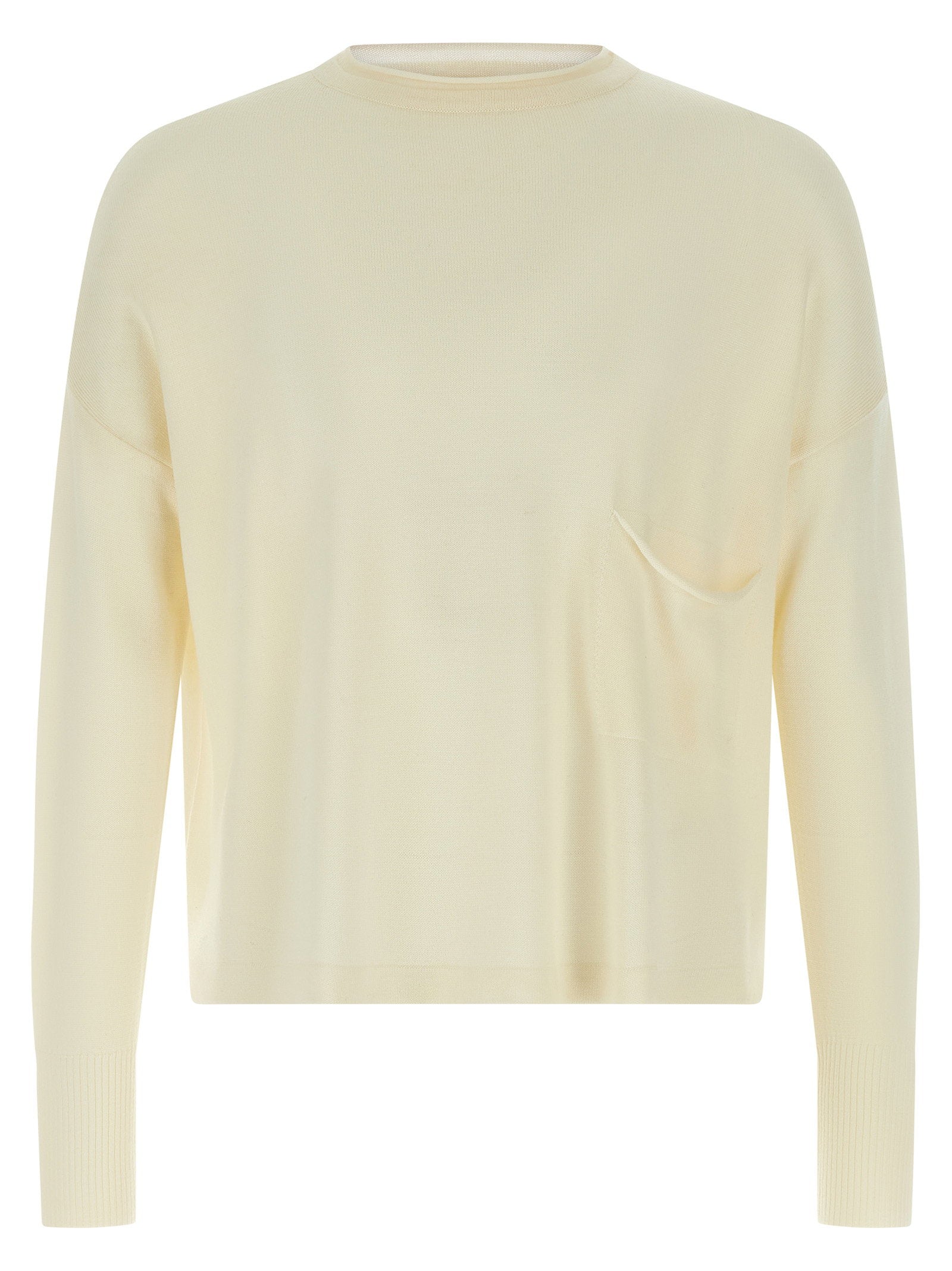 Ma'ry'ya Wool Sweater — Cream