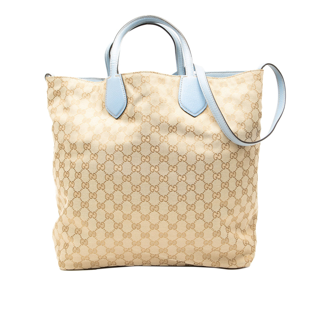 GG Canvas Reversible Tote