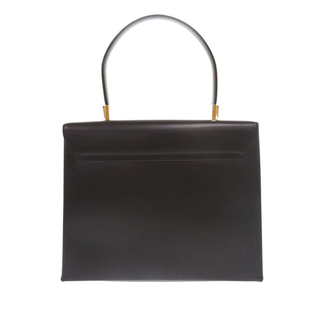 Leather Gancini Top Handle Bag