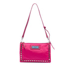 Tessuto Studded Etiquette Shoulder Bag