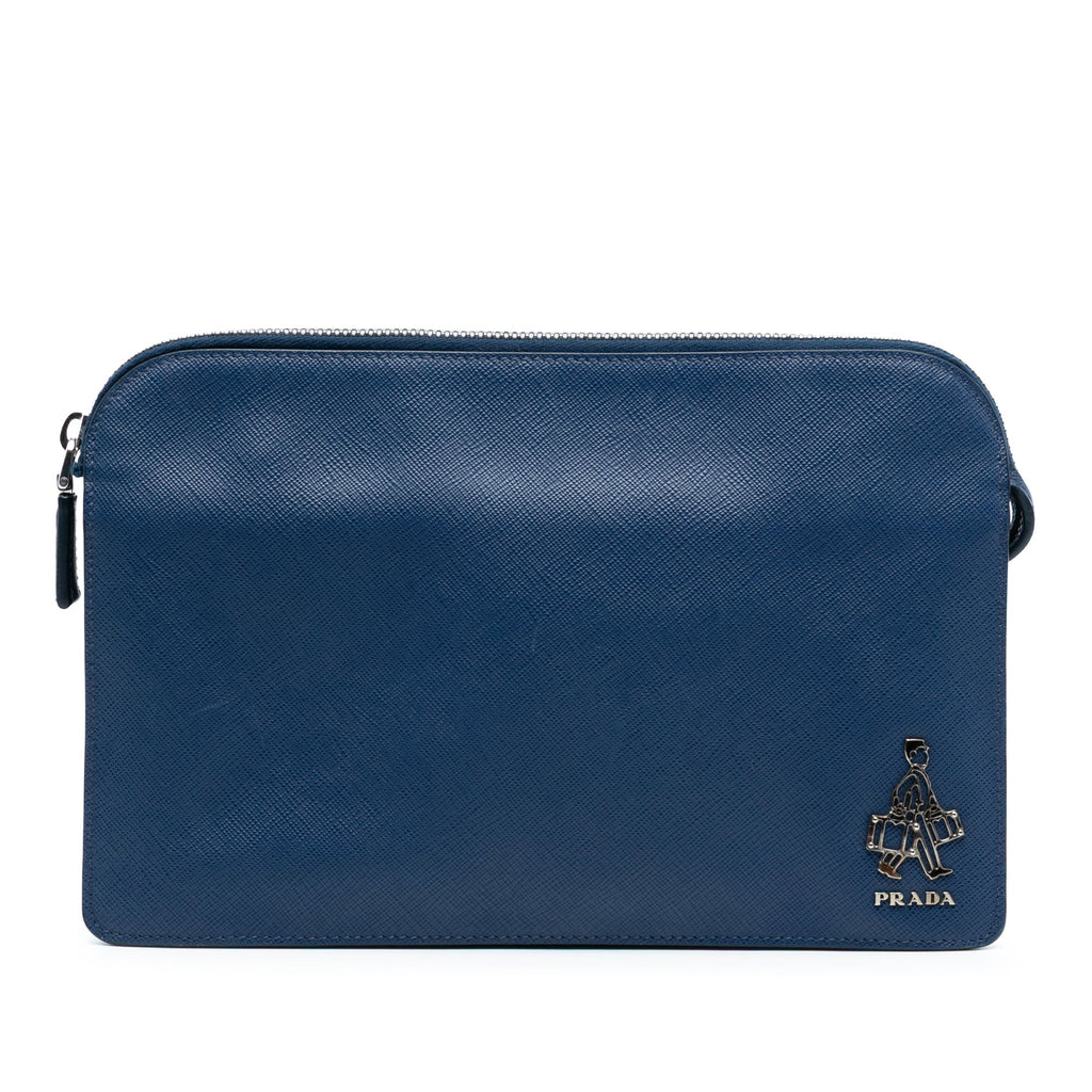 Saffiano Bellboy Clutch