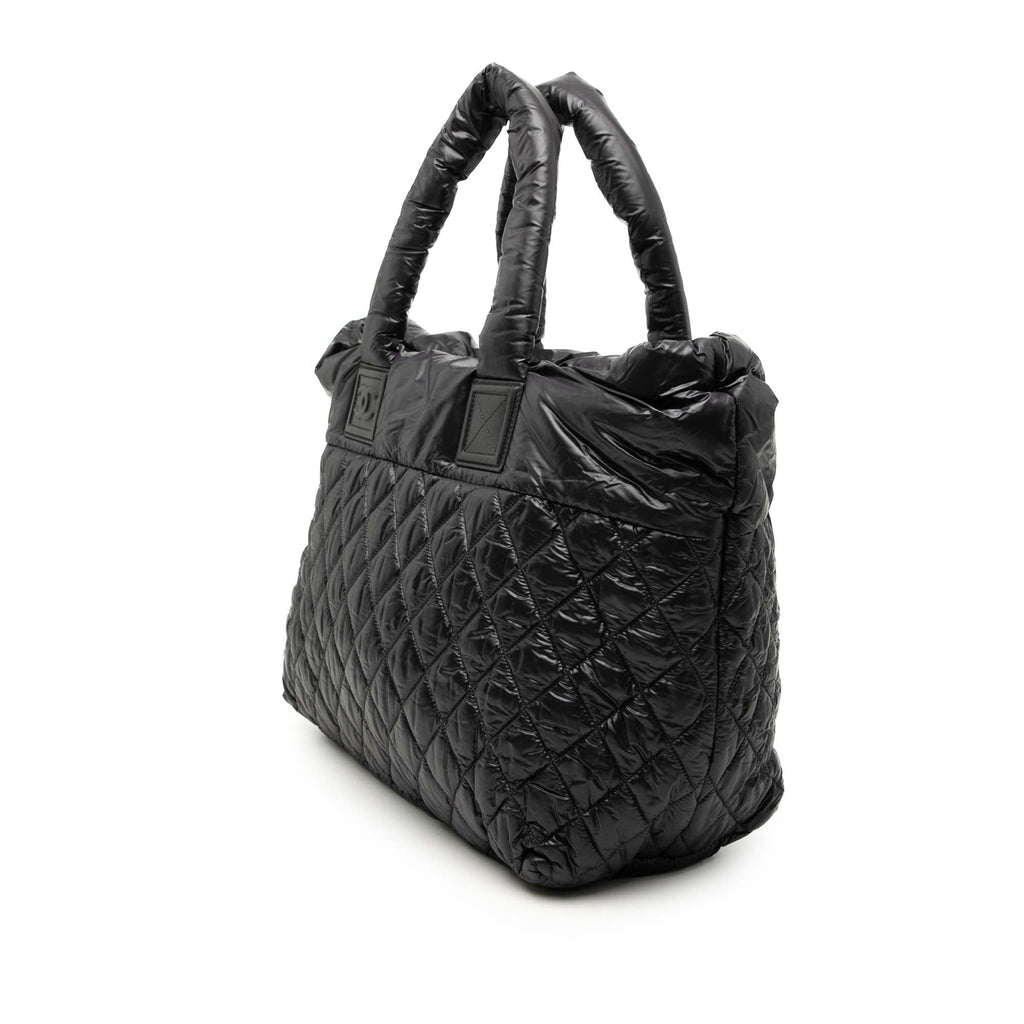 Medium Quilted Nylon Reversible Coco Cocoon Tote