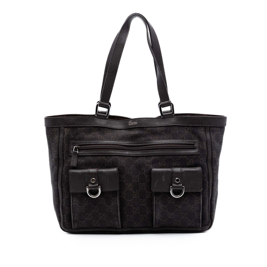 GG Canvas Abbey D Ring Pocket Tote