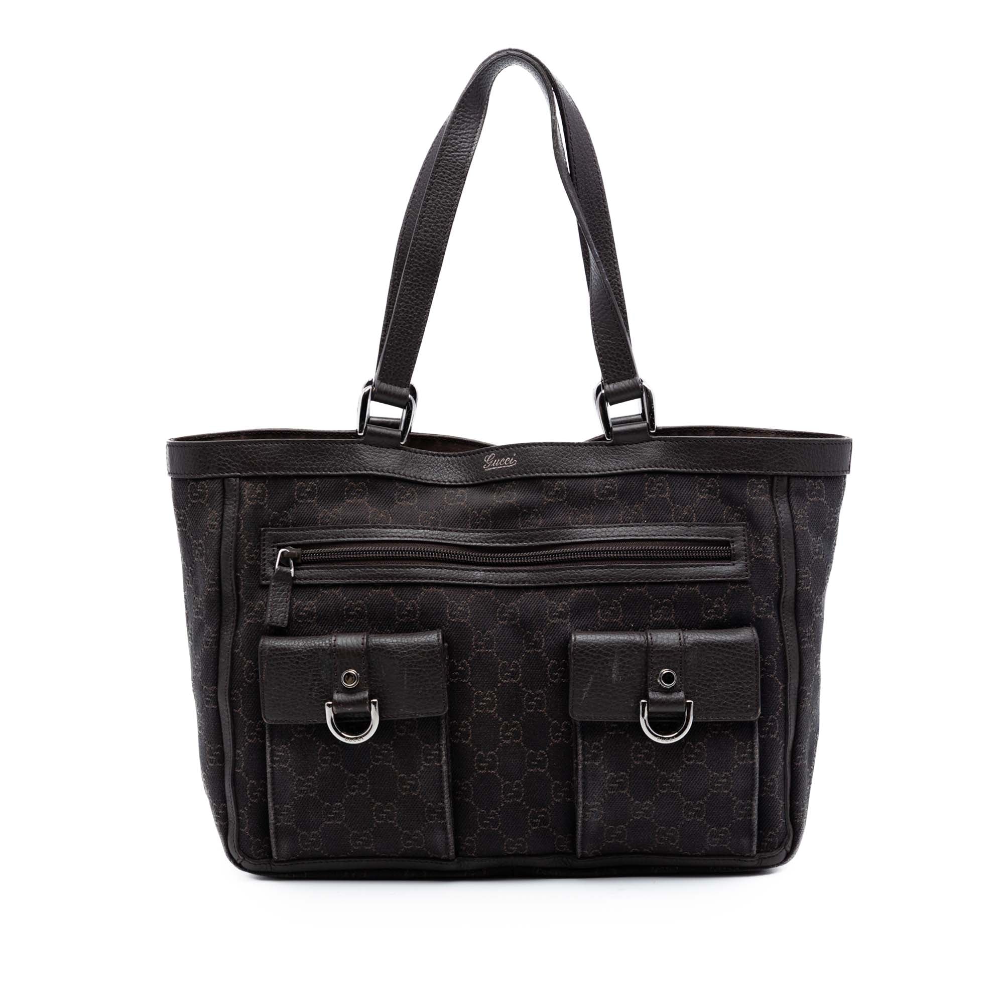 GG Canvas Abbey D Ring Pocket Tote
